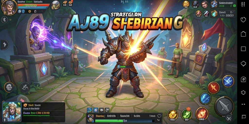 Tampilan gameplay AJO89 yang mendebarkan dan strategis.