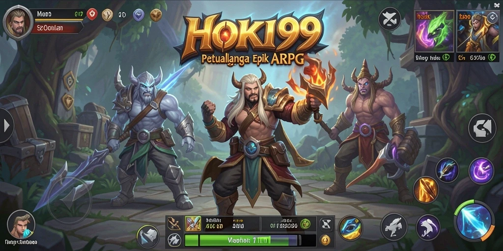 Tampilan gameplay HOKI99 yang mendebarkan dalam petualangan ARPG.