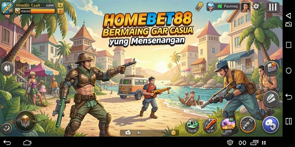 Screenshot utama HOMEBET88 menampilkan gameplay menyenangkan dengan grafik yang menarik.