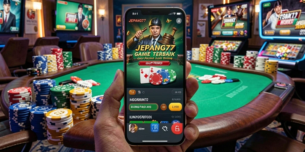 Tampilan gameplay JEPANG77 yang menegangkan dan interaktif.