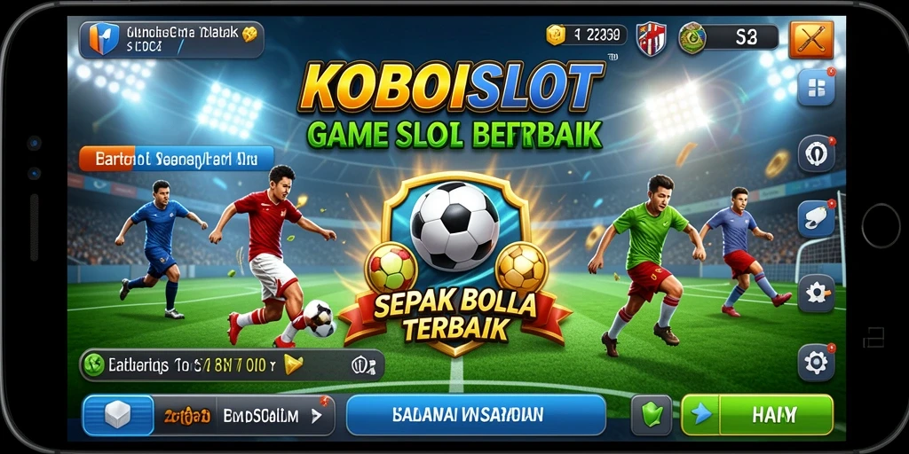 Menampilkan gameplay slot sepak bola yang menyenangkan dan interaktif.