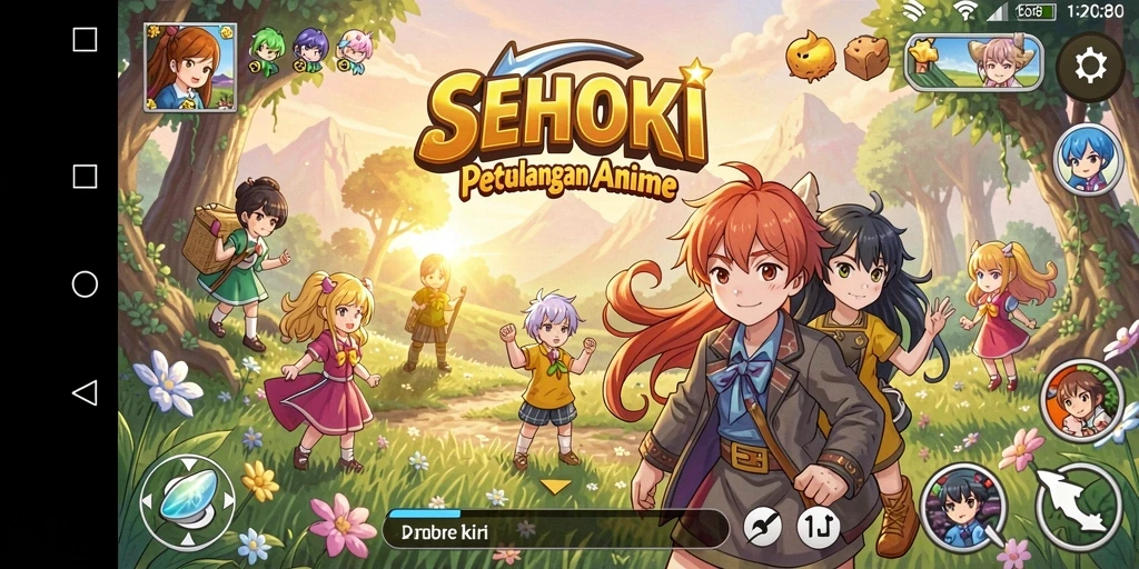 Menampilkan karakter dan pemandangan indah dari gameplay SEHOKI.