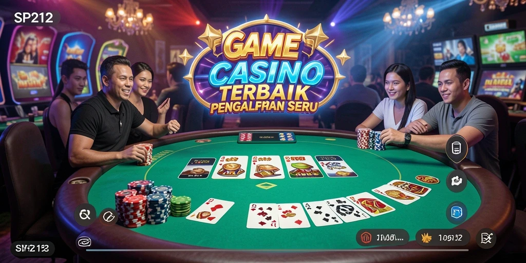 Gameplay seru SP212 dengan dealer langsung dalam Live Casino.