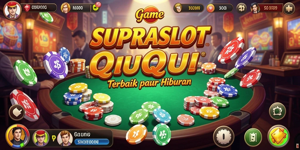 Tampilan gameplay menarik dari SUPRASLOT dengan elemen QiuQiu.