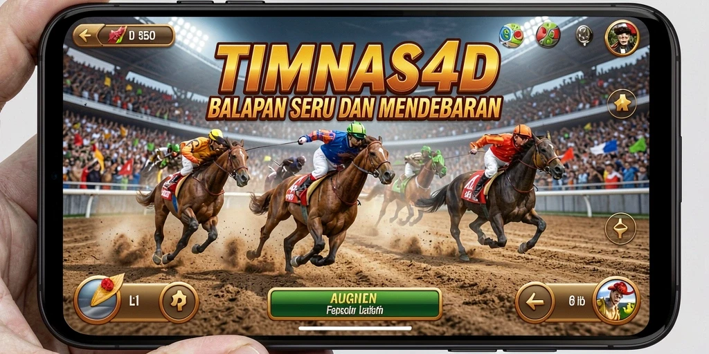 Tampilan gameplay Racing yang mendebarkan di TIMNAS4D.
