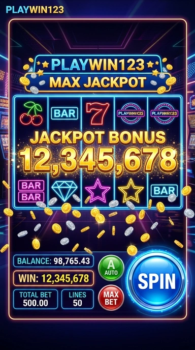 Tampilan utama aplikasi playwin123 dengan berbagai kategori aplikasi.